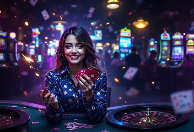 Antarmuka aplikasi Android iramatogell menampilkan menu utama dengan akses ke slot games dan permainan live