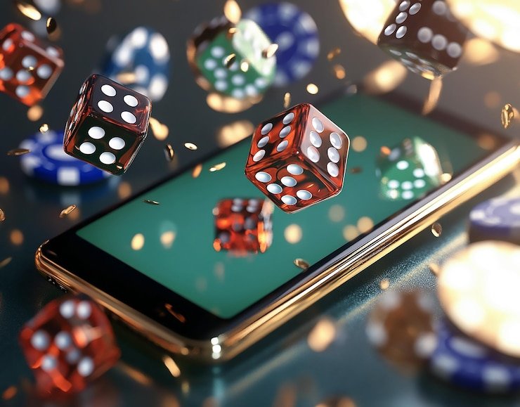 Tampilan antarmuka aplikasi mobile iramatogell menampilkan slot games dan live dealer